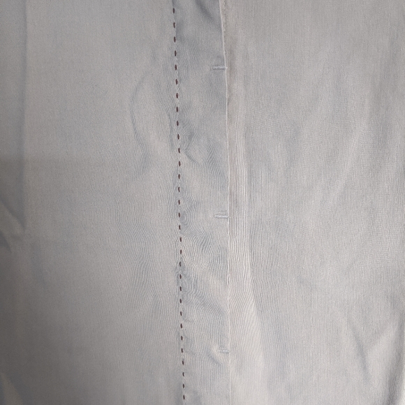 4/$20 Tan 100% Silk Blouse Size Small - Picture 4 of 6